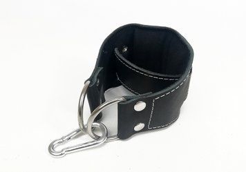 Манжета F9 черная для тяги на тренажере (кожа) EasyFit 2124490 фото