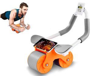 Ролик для пресса с возвратным механизмом и счетчиком EasyFit 2124689 фото
