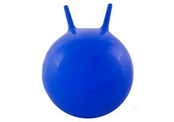 Мяч для фитнеса 45 см с рожками синий EasyFit 2124475 фото
