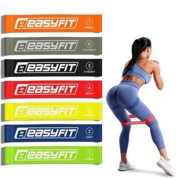 Резинки для фитнеса набор 7 шт EasyFit 2123833 фото