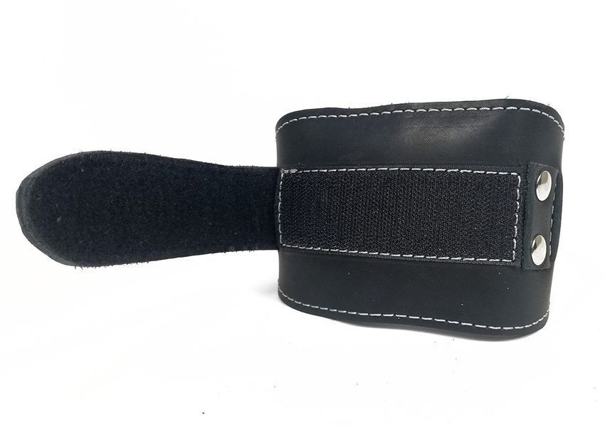 Манжета F9 черная для тяги на тренажере (кожа) EasyFit 2124490 фото