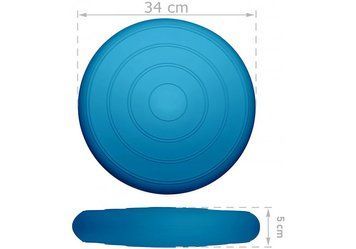 Балансировочная массажная подушка гладкая Balance Cushion Голубой EasyFit 2124350 фото