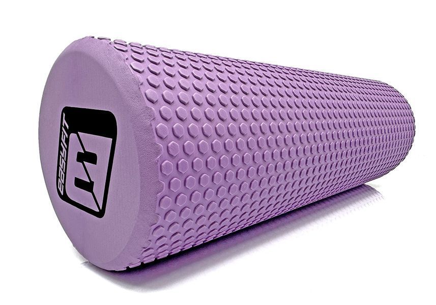 Масажний ролер Foam Roller 45 см Фіолетовий EasyFit 2124059 фото
