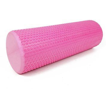 Массажный ролик Foam Roller 45 см Розовый EasyFit 2124060 фото