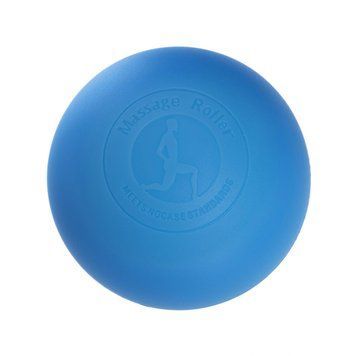 Масажний м'ячик каучук 6.5 см синій EasyFit 2124137 фото