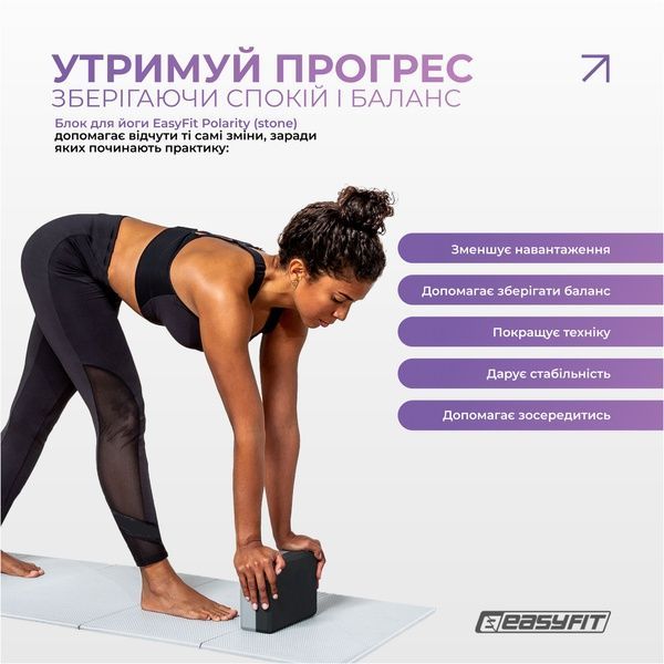 Блок для йоги Polarity (рadma) EasyFit 2124705 фото