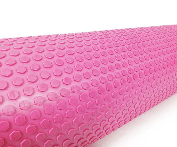 Массажный ролик Foam Roller 45 см Розовый EasyFit 2124060 фото