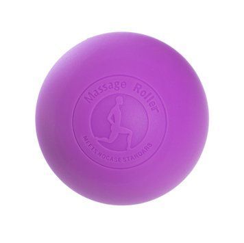 Масажний м'ячик каучук 6.5 см фіолетовий EasyFit 2124138 фото