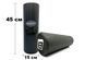 Масажний ролер Foam Roller 45 см Чорний EasyFit 2124061 фото 1