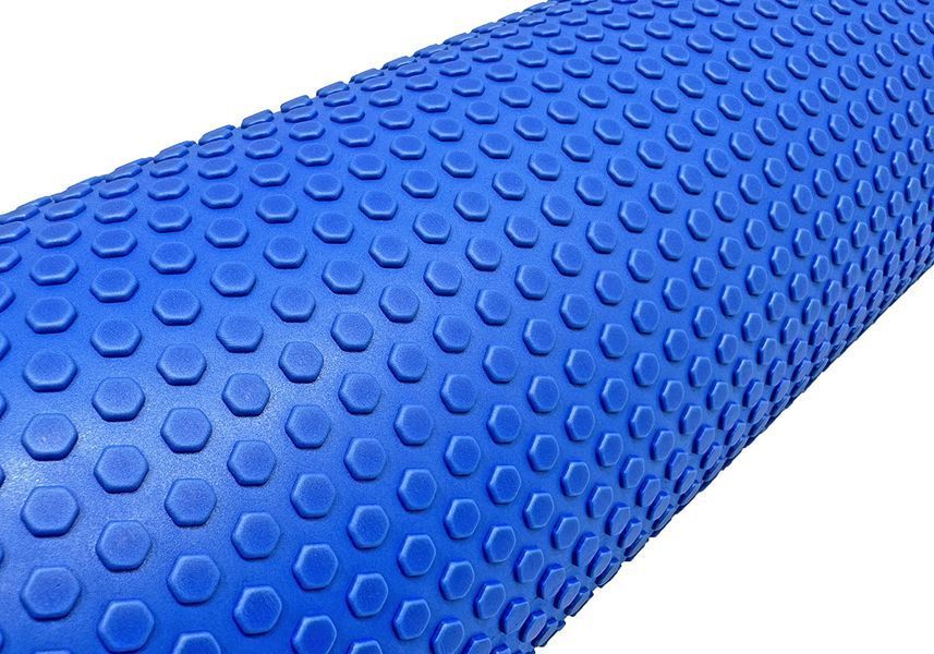 Массажный ролик Foam Roller 45 см Синий EasyFit 2124062 фото