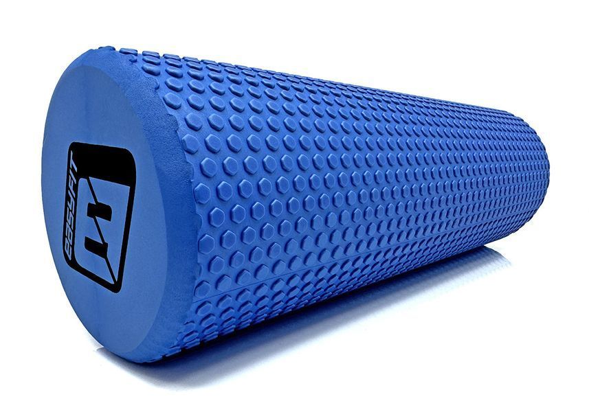 Массажный ролик Foam Roller 45 см Синий EasyFit 2124062 фото