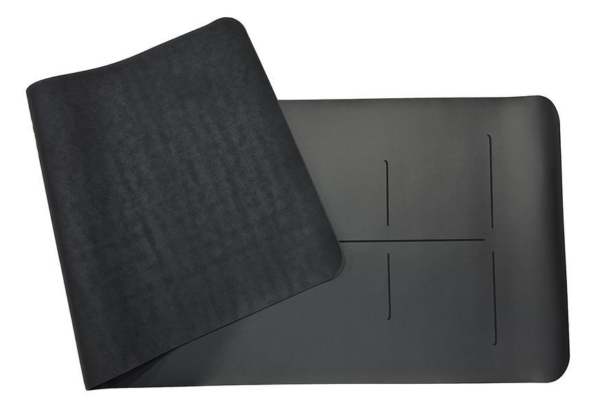 Килимок для йоги професійний Pro каучук 5 мм Чорний EasyFit 2124291 фото