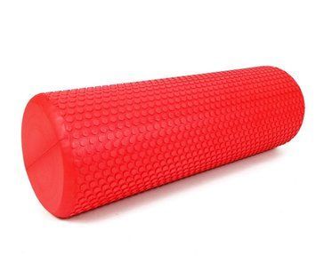 Массажный ролик Foam Roller 45 см Красный EasyFit 2124063 фото