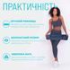 Килимок для йоги та фітнесу TPE+TC 6мм двошаровий синій-блакитний EasyFit 2124243 фото 2