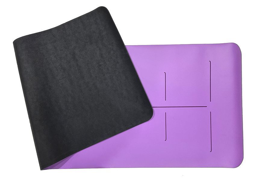 Килимок для йоги професійний Pro каучук 5 мм Фіолетовий EasyFit 2124292 фото