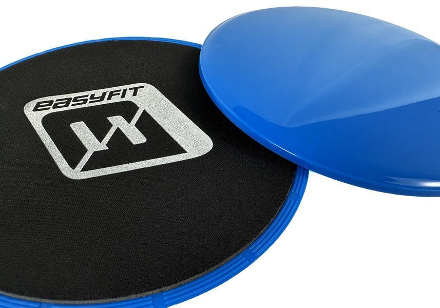 Диски для глайдингу сині (пара) EasyFit 2124408 фото