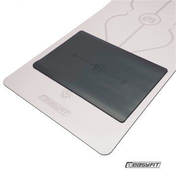 Міні-мат для йоги Yoga Pad каучук 3,5 мм Чорний EasyFit 2124709 фото