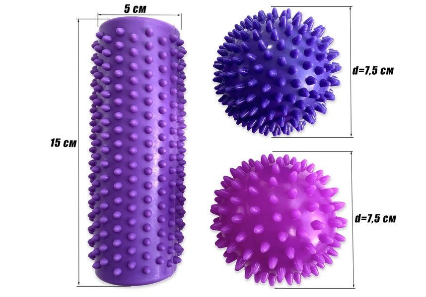 Набір для масажу та МФР PVC Set-2 у сумочці EasyFit 2124213 фото