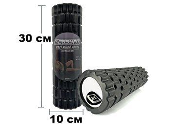 Масажний ролер Grid Roller Mini 30 см чорний EasyFit 2124109 фото