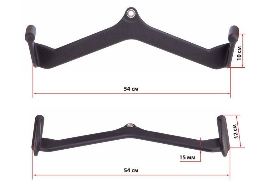 Ручка для тяги с широким хватом 54 см EasyFit 2124674 фото