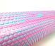 Массажный ролик Foam Roller 45 см двухцветный Розовый-мятный EasyFit 2124066 фото 3
