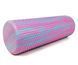 Массажный ролик Foam Roller 45 см двухцветный Розовый-мятный EasyFit 2124066 фото 1