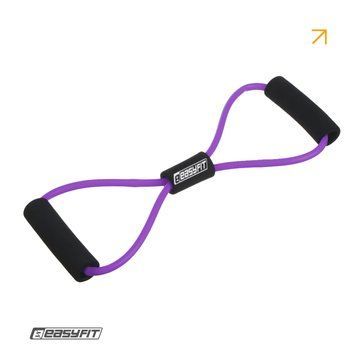 Еспандер вісімка трубчастий фіолетовий EasyFit 2124713 фото