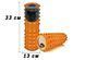 Массажный ролик Grid Roller 33 см v.1.2 Оранжевый EasyFit 2124130 фото 1