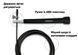 Швидкісна скакалка Speed Cable Rope 3 м зі сталевим тросом чорна EasyFit 2123935 фото 2