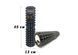 Масажний ролик Grid Roller 45 см v.2.2 Чорний EasyFit 2124051 фото 1