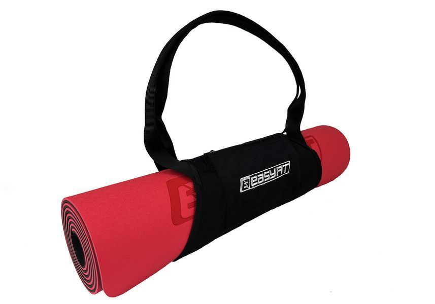 Сумка-переноска для йога-килимка Чорна EasyFit 2124419 фото