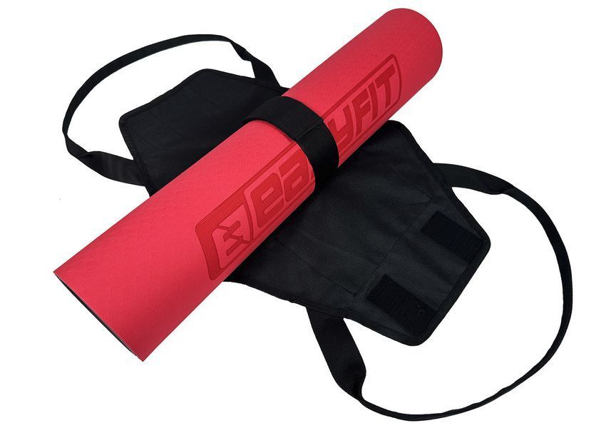 Сумка-переноска для йога-килимка Чорна EasyFit 2124419 фото
