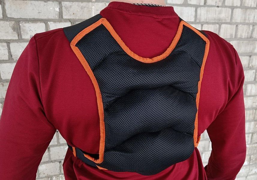 Жилет-обтяжувач JetPack 10 кг з металевими кульками EasyFit 2123994 фото