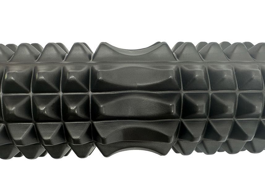 Масажний ролик Grid Roller 45 см v.2.2 Чорний EasyFit 2124051 фото