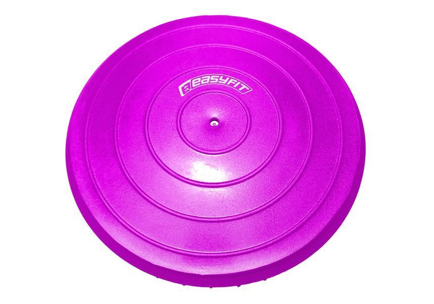 Полусфера массажная киндербол 15 см жесткая фиолетовая EasyFit 2124381 фото