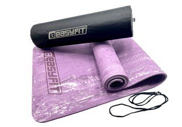 Коврик для йоги и фитнеса PER Premium Mat 8 мм + Чехол фиолетовый EasyFit 2124309 фото