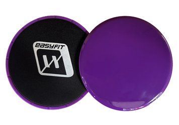 Диски для глайдингу фіолетові (пара) EasyFit 2124414 фото