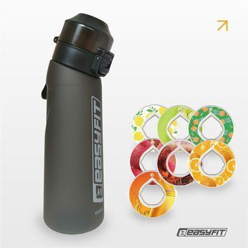Спортивная бутылка для воды со вкусами Air Up (7 ароматизированных капсул в комплекте), 650 мл EasyFit 2124714 фото
