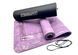 Килимок для йоги та фітнеса PER Premium Mat 8 мм + Чохол фіолетовий EasyFit 2124309 фото 1