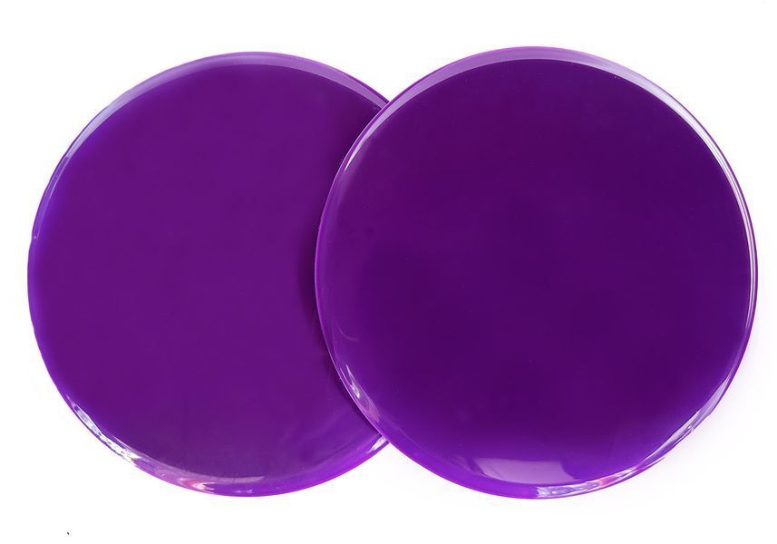 Диски для глайдинга фиолетовые (пара) EasyFit 2124414 фото