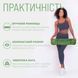 Коврик для йоги и фитнеса TPE+TC 6 мм двухслойный + Чехол зеленый с серым EasyFit 2124261 фото 2