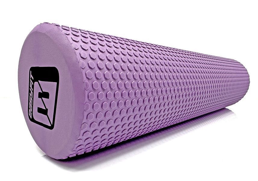 Масажний ролик Foam Roller 60 см Фіолетовий EasyFit 2124070 фото