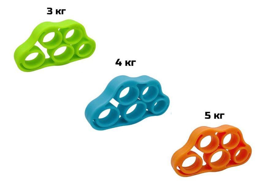 Эспандер для рук и пальцев GripFlex 4 кг (синий) EasyFit 2123855 фото