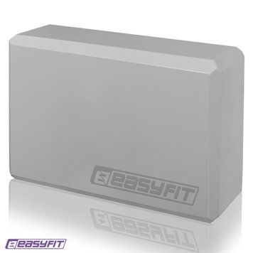 Блок для йоги EVA Сірий EasyFit 2124426 фото