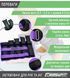 Утяжелители для ног и рук наборные черно-фиолетовые 0,5-2,5 кг (пара) EasyFit 2123995 фото 4