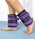 Утяжелители для ног и рук наборные черно-фиолетовые 0,5-2,5 кг (пара) EasyFit 2123995 фото 1