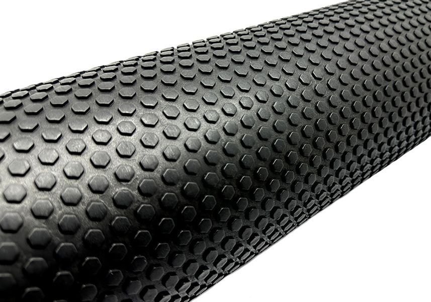 Масажний ролик Foam Roller 90 см Чорний EasyFit 2124072 фото