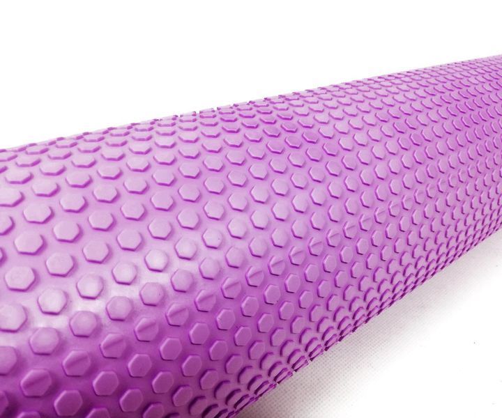 Масажний ролик Foam Roller 90 см Фіолетовий EasyFit 2124073 фото