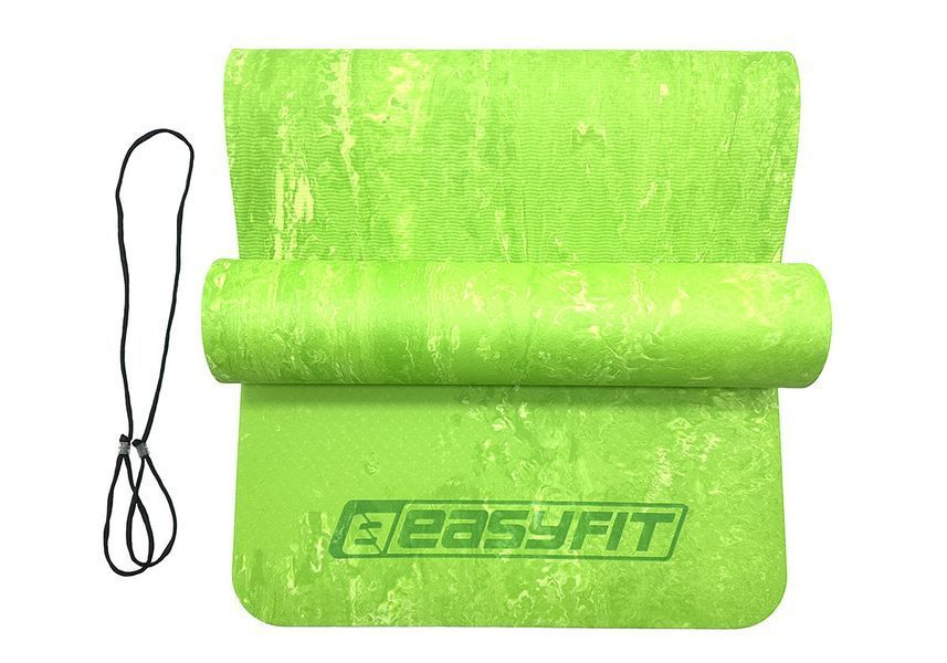 Килимок для йоги та фітнеса PER Premium Mat 8 мм Салатовий EasyFit 2124253 фото