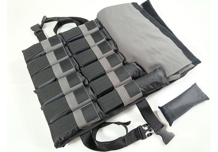 Жилет утяжелитель Armor 18 кг наборной с шагом 0,5 кг EasyFit 2123996 фото